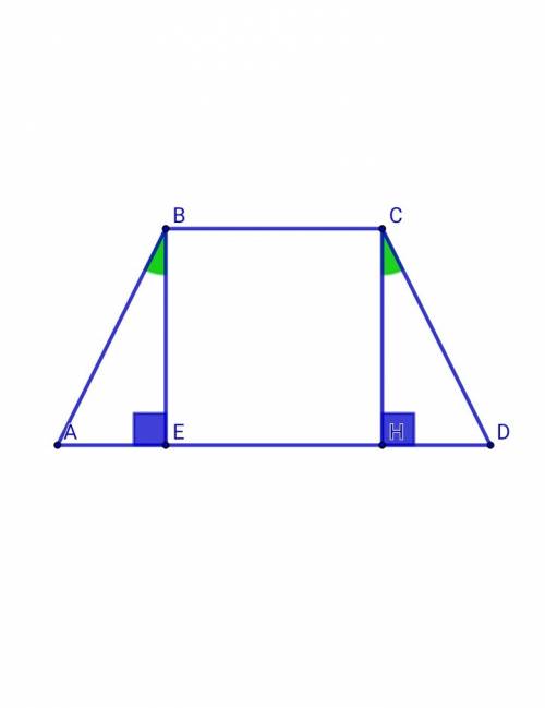 Аbcd-трапеция угол b=120 градусов bc=4cм ab=6см ab=cd найти площадь трапеции