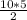 \frac{10*5}{2}