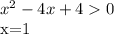 x^2-4x+40&#10;&#10;x=1