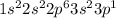 1s^2 2s^22p^6 3s^2 3p^1