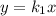 y=k _{1} x