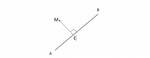 Найдите расстояние от точки м до прямой ав. ответ объясните.