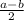 \frac{a-b}{2}