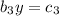 b_{3}y=c_{3}