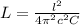 L= \frac{l^2}{4 \pi ^2c^2C}