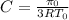 C = \frac{\pi_0}{3RT_0}