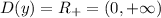 D(y)=R_+=(0,+\infty)