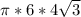 \pi *6*4 \sqrt{3}