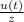 \frac{u(t)}{z}