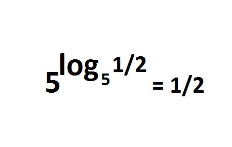 Как представить 1/2 в виде логарифма по основанию 5? или, в какую степень нужно возвести 5, чтобы по