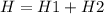 H=H1+H2