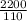 \frac{2200}{110}