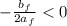 -\frac{b_f}{2a_f} < 0