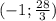 (-1; \frac{28}{3} )