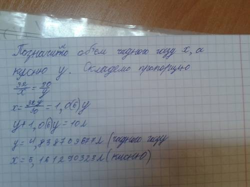 Определите массу 10л(н.у.) смеси кислорода и карбона диоксида , если массовые доли компонентов