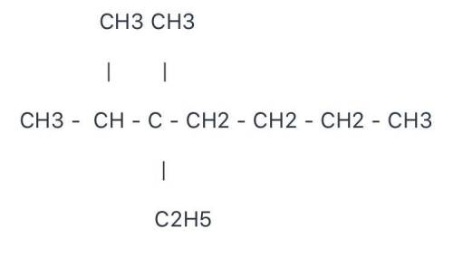 Структурная формула 2,3-диметил-2-этилгептан