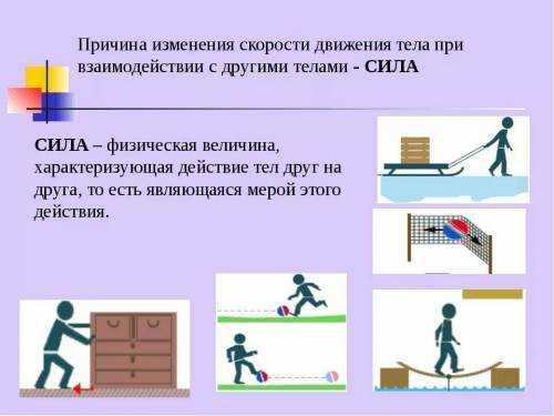 1. в результате чего меняется скорость тела? примеры. 2. какой опыт показывает, как изменяется скоро