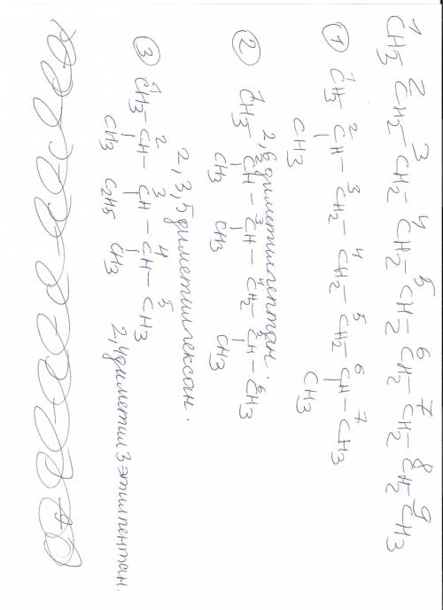 Для вещества с9н20 (нонан) составить формулы возможных изомеров.и дать названия по международной ном