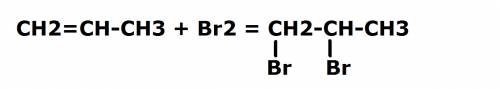 Бромирование пропенбутена-1,напишите формулу реакции