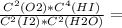 \frac{C^{2}(O2)*C^{4}(HI)}{C^{2}(I2)*C^{2}(H2O)}=