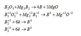 B2o3 + mg3b2 = b + mgo уравнять методом электронного