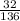 \frac{32}{136}