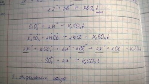 Составить любое ионное уравнение полное и неполное.