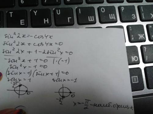 1.найдите сумму корней уравнения sin 3x*cos 2x=sin 2x*cos3 принадлежащие промежутку [-[-п; п] 2.найд
