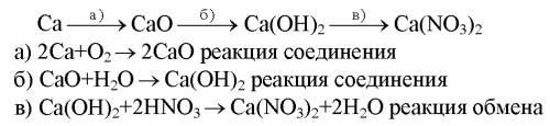 Осуществить превращение: а) фосфор-оксид фосфора-фосфорная кислота-фосфат кальция б)кальций-оксид ка