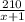 \frac{210}{x+1}