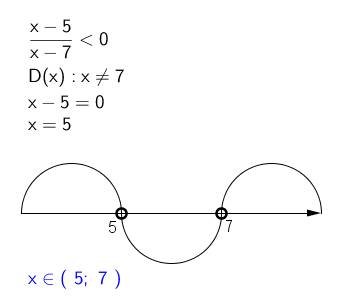 Решить неравенство методом интервала. заранее ! 1) (x+8)(x-4)(x-7)> 0 2) x-5/x+7< 0