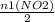 \frac{n1(NO2)}{2}