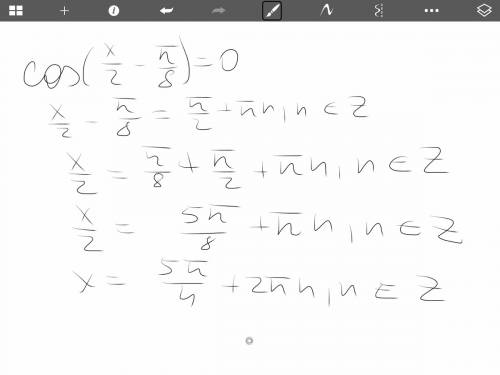 Решить уравнение: 1)sin4x=-√2: 2 (вместо : ; 2) cos(x: 2-п: 8)=0; 3) cos3x+cosx=0.