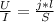 \frac{U}{I} = \frac{j*l}{S}