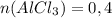 n(AlCl_3)=0,4