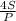 \frac{4S}{P}