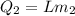 Q_{2} = Lm_{2}