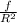 \frac{f}{R^2}