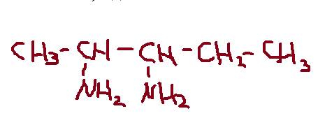 Структурная формула 2 3 диаминопентан