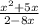 \frac{ x^{2}+5x }{2-8x}