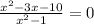 \frac{x^2-3x-10}{ x^{2} -1} =0