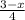 \frac{3-x}{4}