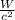 \frac{W}{c^2}