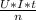 \frac{U * I * t}{n}