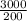 \frac{3000}{200}