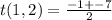 t(1,2)= \frac{-1+-7}2}