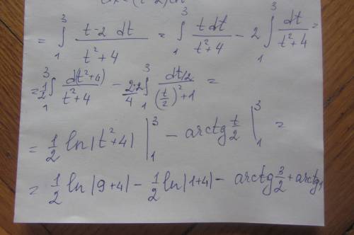 Синтегралом. верхний предел 3, нижний 1 xdx/(x^2+4x+8)