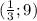 ( \frac{1}{3} ;9)