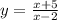 y= \frac{x+5}{x-2}