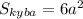 S_{kyba}=6a^2